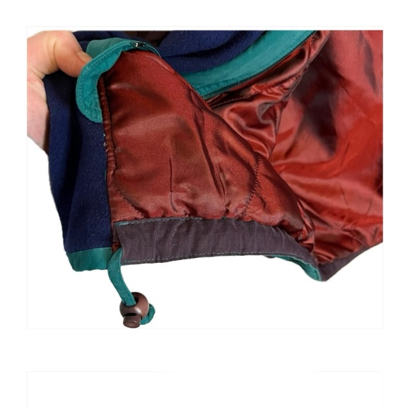 UTEX VINTAGE COAT BLUE PURPLE TEAL RED - Picture 13 of 15